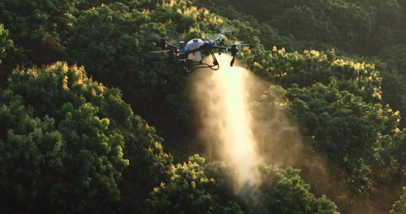 Use of drones in farming